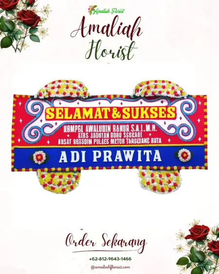 Papan Bunga Ucapan Selamat Mare Kofo
