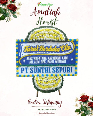 Papan Bunga Duka di Mare Kofo